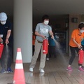 妙高市総合体育館&水夢ランドあらい合同の【消防訓練】を行いました‼